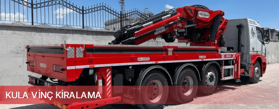 Kula İlçemi Vinç Kiralama